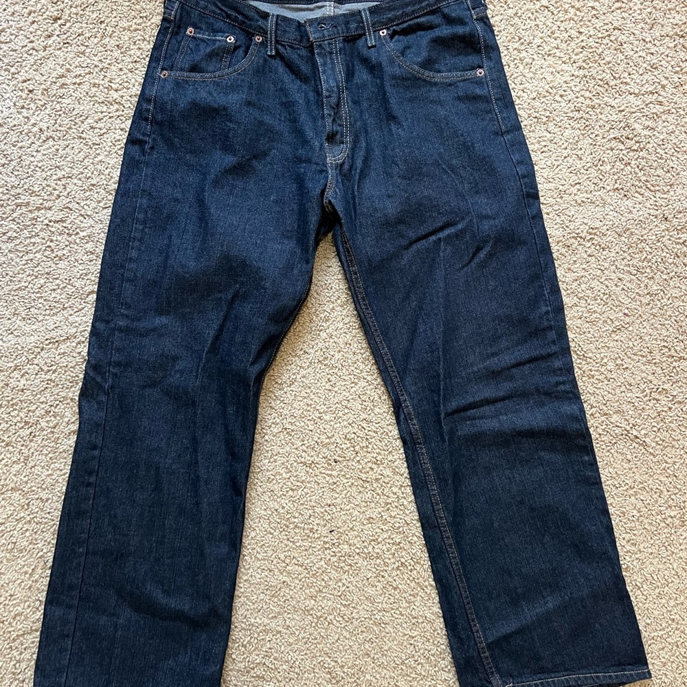 Dickies Work Blue Relaxed Jeans with Indigo Denim